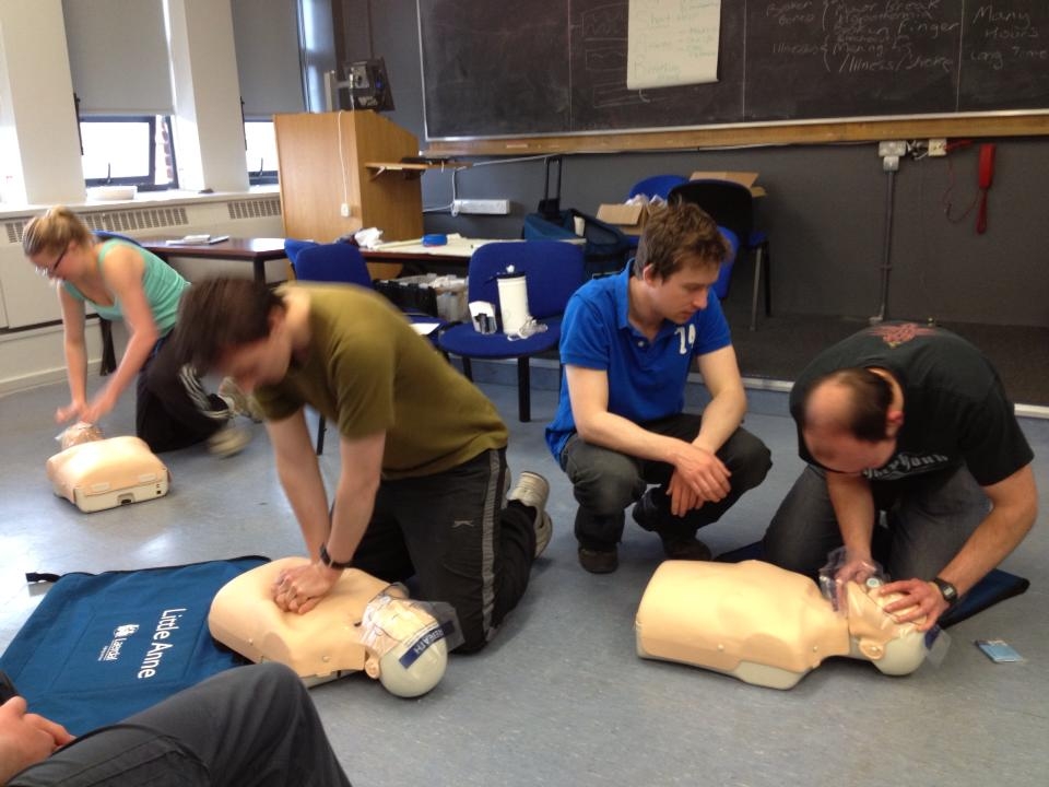 Emergency first aid at work course