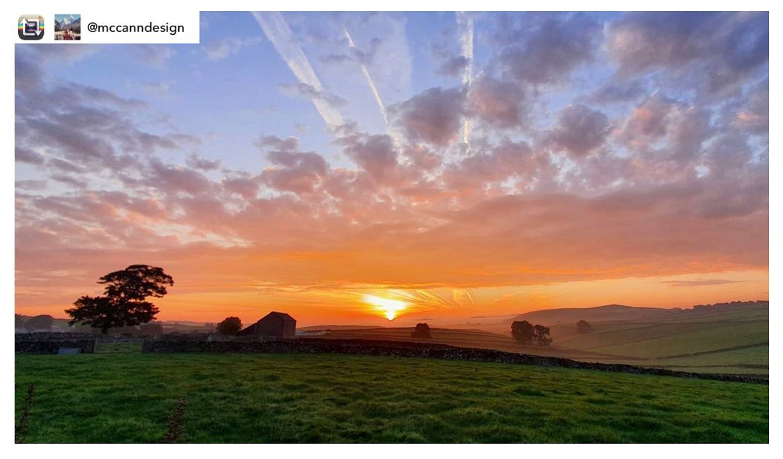 Repost from @mccanndesign - lucky enough to catch one of those amazing Peak District sunrises ⛰🥾⛰

Out and about this morning, I was treated to the most amazing misty sunrise. Accompanied by two herds of friends! It definitely made up for working all night :)

#sunrise #thepeakdistrict #peakdistrictnationalpark 
#cows #TansleyDale #wilderness_development #peakdistrictchallenge @wilderness_development @peakdistrictchallenge