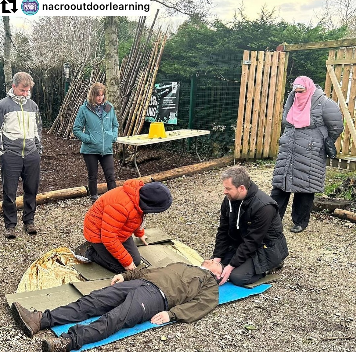 Repost from @nacrocharity - Our @nacrocharity volunteers and friends from the community have had a fantastic weekend completing their 16 hr outdoors first aid course with @wilderness_development at Wythenshawe Park @mcrparks_ . Well done everyone! ⛰️🥾⛰️